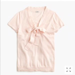 J crew bow front sweater Size S.